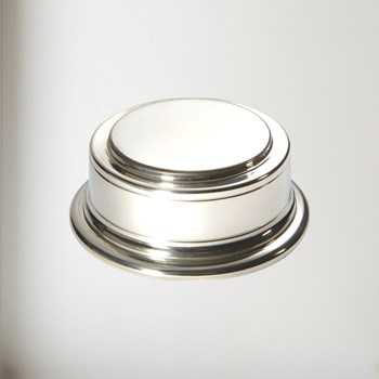 Medium And Large Pewter Quaich Plinth Pewter Quaich Plinth