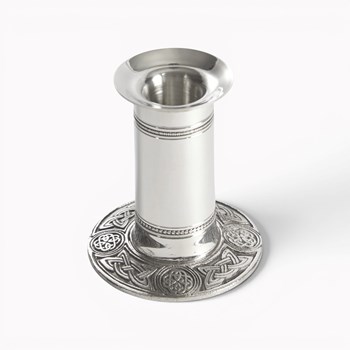 Celtic Pewter Candle Holder Large
