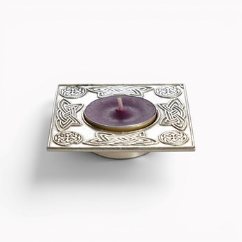 Square Celtic T-Lite Candle Holder