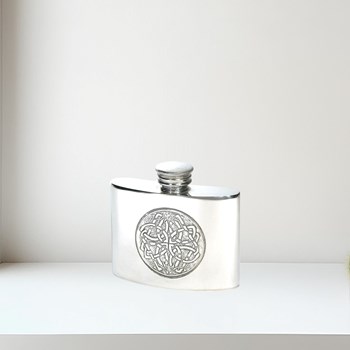2oz celtic circle flask