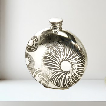 6oz Round Millstones Flask millstones round flask