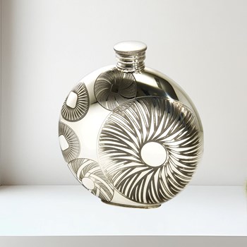 6oz Round Millstones Flask millstones round flask