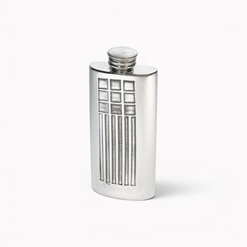 Charles Rennie Mackintosh 2oz Pewter Purse Flask