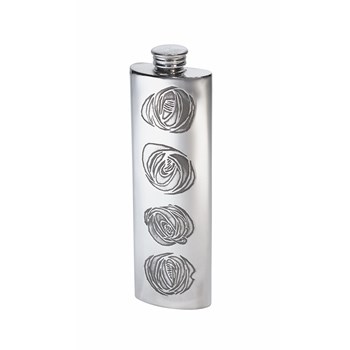 3oz Charles Rennie Mackintosh Pewter Purse Flask 3oz Charles Rennie Mackintosh Pewter Purse Flask
