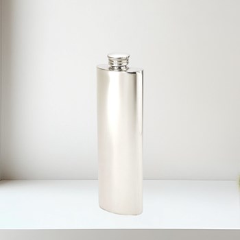 3oz Plain Pewter Purse Flask