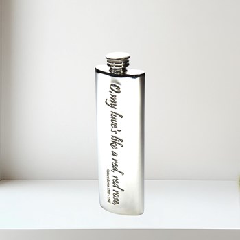 O My Luv Burns Rose Purse Flask 4773ROSE O my Luv purse flask