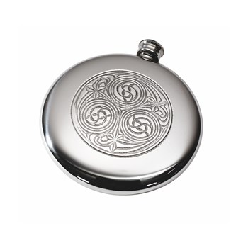 4oz Kells Pewter Sporran Flask 4oz Kells Pewter Sporran Flask