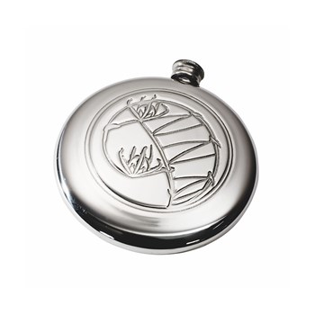 Knox 4oz Pewter Sporran Flask Knox 4oz Pewter Sporran Flask