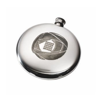 4oz Charles Rennie Mackintosh Pewter Sporran Flask 4oz Charles Rennie Mackintosh Pewter Sporran Flask