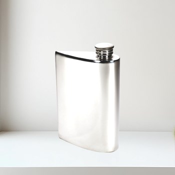 4oz Teardrop Pewter Spirit Flask