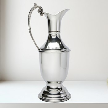 Large Pewter Claret Jug