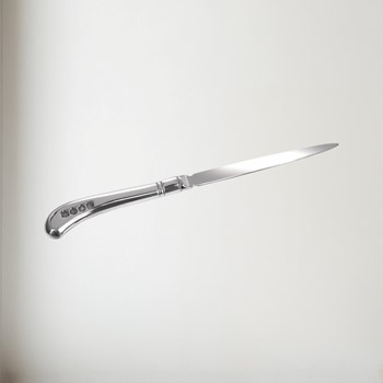 Cast Pewter And Stainless Steel Pistol Letter Opener Cast pewter and stainless steel Pistol Letter Opener