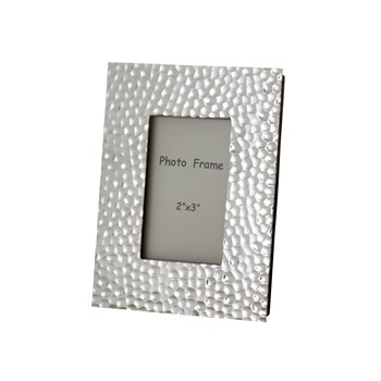 Hammered Pewter 2"X3" Mini Picture Frame