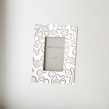 Yorkshire Rose Pewter 2"X3" Mini Picture Frame Yorkshire Rose Pewter 2"X3" Mini Picture Frame
