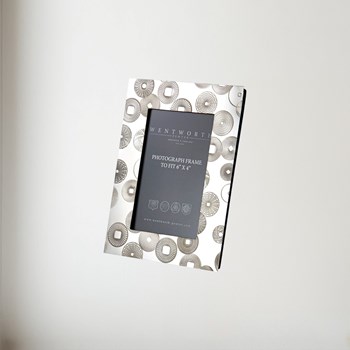 Millstones Pewter 6"X4" Picture Frame Millstones Pewter 6"x4" Picture Frame