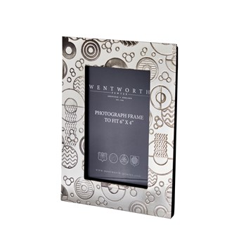 Retro Pewter 6"X4" Picture Frame
