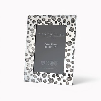 Charle Rennie Mackintosh Pewter 7"X5" Picture Frame Charle Rennie Mackintosh Pewter 7"X5" Picture Frame