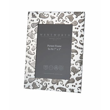 Paisley 7"X5" Pewter Picture Frame Paisley 7"X5" Pewter Picture Frame