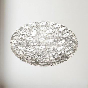 Ovals Pewter Bowl