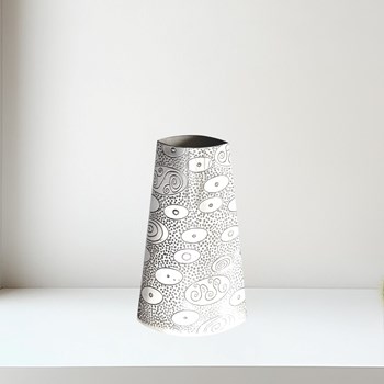Ovals Pewter Budvase Ovals Pewter Budvase