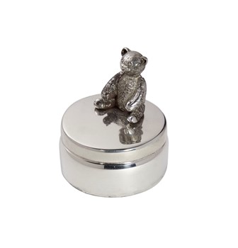 Teddy Pewter Trinket Box Teddy Pewter Trinket Box