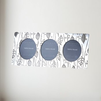 Triple Leaf Pewter Frame Triple Leaf Pewter Frame
