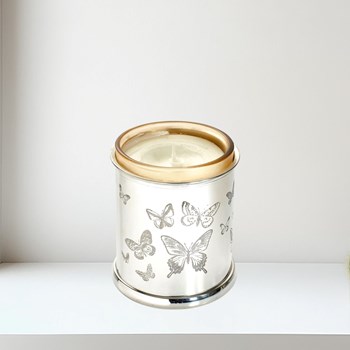 Butterfly Pewter Candle Votive Butterfly pewter candle Votive