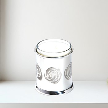 Charles Rennie Mackintosh Rose Pewter Candle Votive