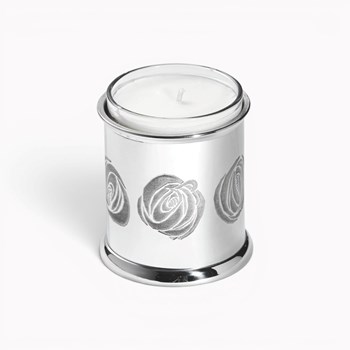 Charles Rennie Mackintosh Rose Pewter Candle Votive Charles Rennie Mackintosh Rose Pewter Candle Votive