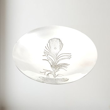 Peacock Pewter  Bowl Peacock Pewter Bowl