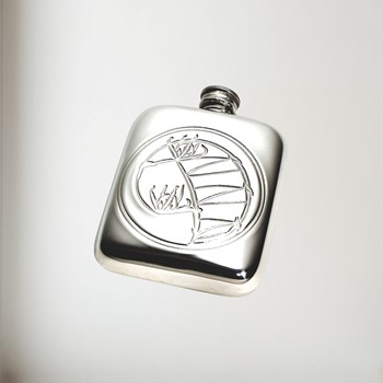 Knox 4oz Pewter Pocket Flask Knox 4oz pewter pocket flask