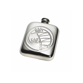 Knox 4oz Pewter Pocket Flask Knox 4oz Pewter Pocket Flask