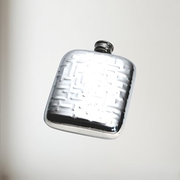 4oz Metropolitan Pewter Pocket Flask
