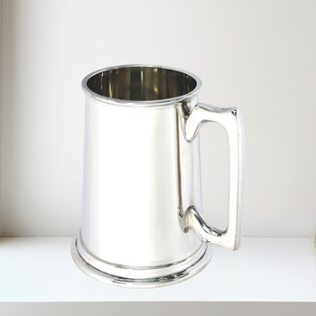 Plain 2 PINT Pewter Tankard
