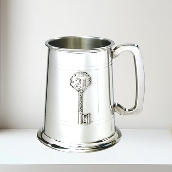 21 key badge tankard