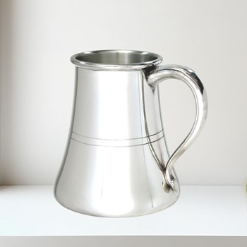 Ships One Pint Pewter Tankard