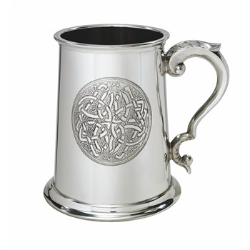 Celtic Circle One Pint Pewter Tankard Celtic Circle One Pint Pewter Tankard