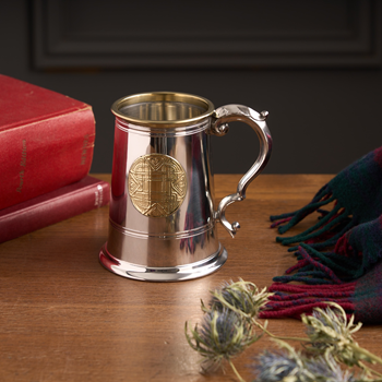 Celtic Gold Pewter And Brass Tankard Celtic Gold Pewter And Brass Tankard