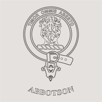 Clan crest Abbotson Choose your Product Clan crest Abbotson Choose your Product