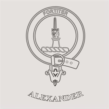 Clan crest Alexander Choose your Product