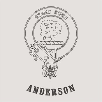 Clan crest Anderson Choose your Product Clan crest Anderson Choose your Product