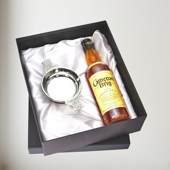 Box To Take Large Quaich And Bottle Of Whisky Box Only Box to take large quaich and bottle of Whisky