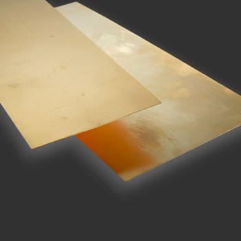 BRASS (70/30) SHEET 0.55mm GAUGE
