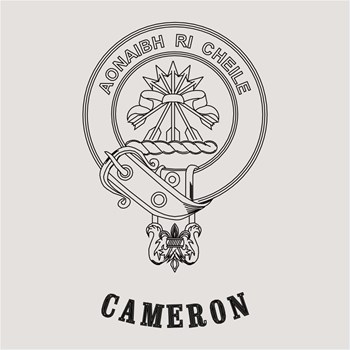 Clan crest Cameron Choose your Product