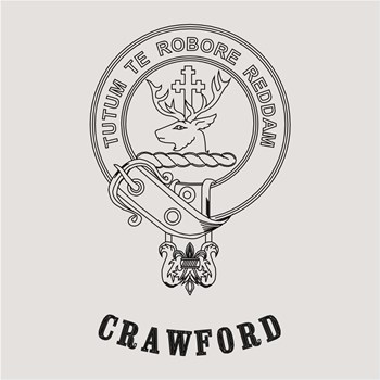 Clan crest Crawford Choose your Product