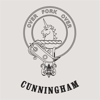 Clan crest Cunningham Choose your Product