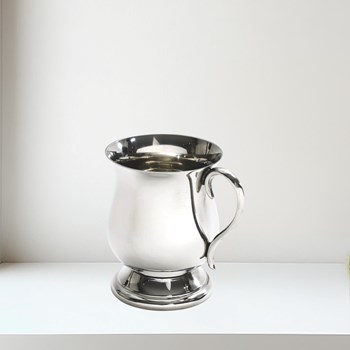 Small Baby Georgian Pewter Baby Mug