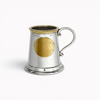 Celtic Gold Pewter And Brass Baby Mug