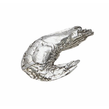 Cast Pewter Prawn Ornament Cast Pewter Prawn Ornament