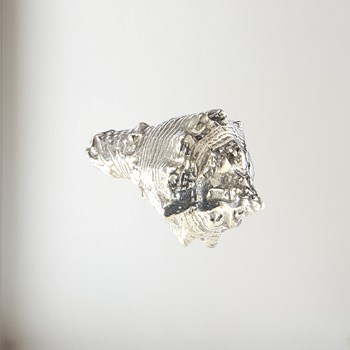 Cast Pewter Conch Shell Ornament Cast Pewter Conch Shell Ornament